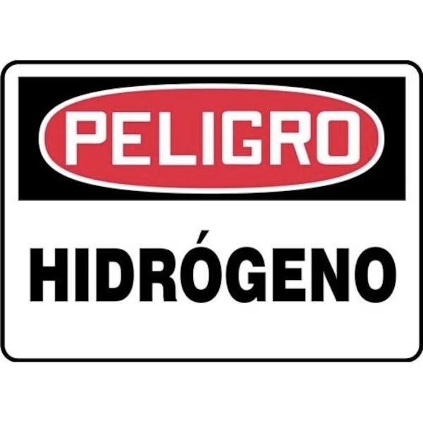 Accuform OSHA DANGER Safety Sign HYDROGEN 7 in SHMCHL176XL - main